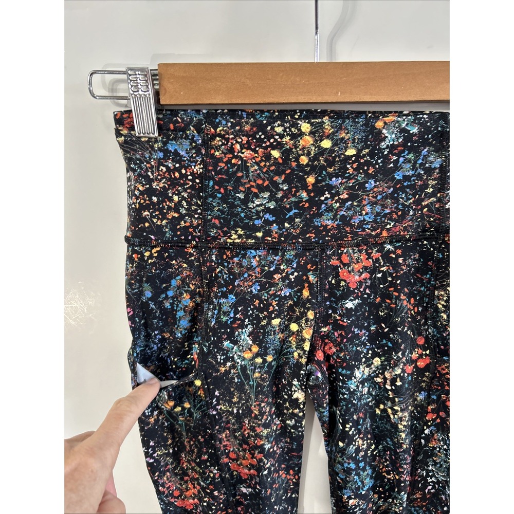 Lululemon Fast & Free 7/8 Tight I Nulux 25 Flowerescent Multi Size 4 EUC - Picture 8 of 11